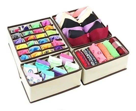 Organizadores de Ropa Interior y Calcetines X4